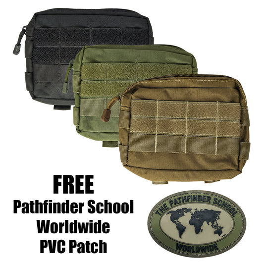 MOLLE TAC Utility Pouch w/Pathfinder School Patch