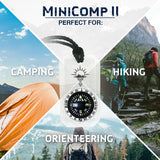 MiniComp II Micro-Orienteering Compass
