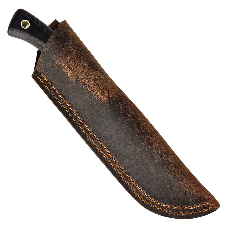 Mountaineer (Forged) Red & Black Micarta
