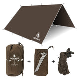 Pathfinder Nylon Tarp & Hammock Combo - Earth Brown