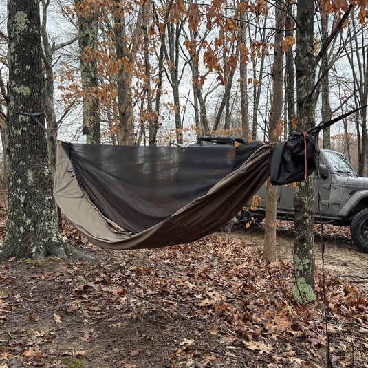 hammock and tarp Pathfinder Deluxe Jungle Hammock with Tarp