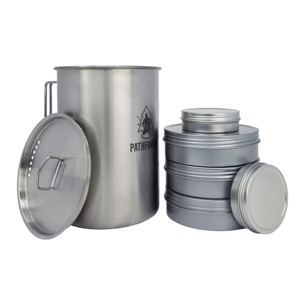 30oz Pathfinder xGrayl Geopress Stainless Steel Nesting Cup & Lid