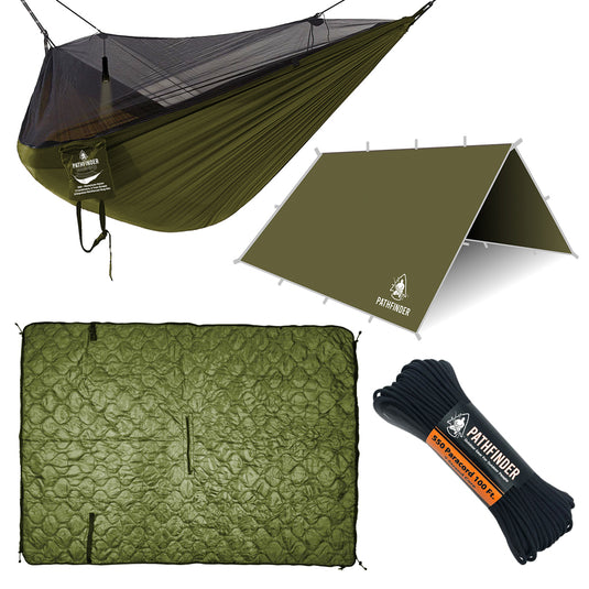 unigear tarp Complete Hammock Camping Kit | Pathfinder Versa Shelter