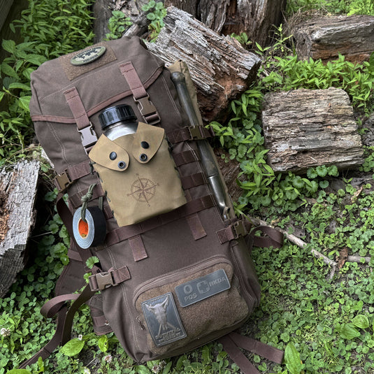 bushcraft leather backpack Pathfinder Scout Pack