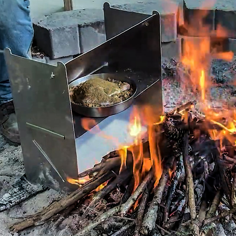 Load image into Gallery viewer, Pathfinder Camp Reflector Oven &amp; Grill Combo
