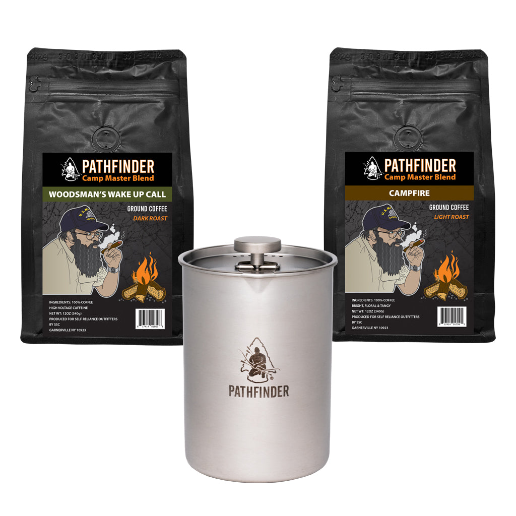 Camping French Press - Make Coffee on the Trail or at Camp - Self Reliance  Outfitters