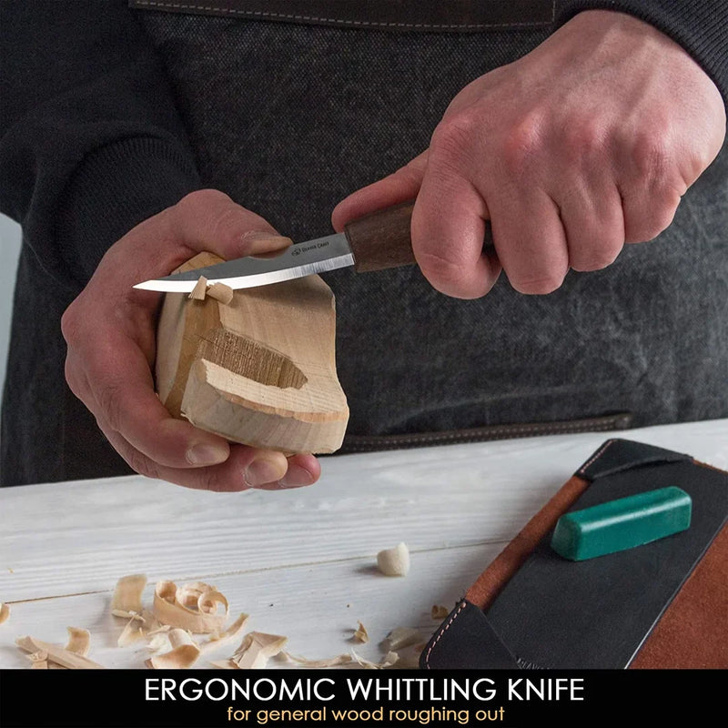 Load image into Gallery viewer, Premium Spoon Carving Set With Walnut Handles
