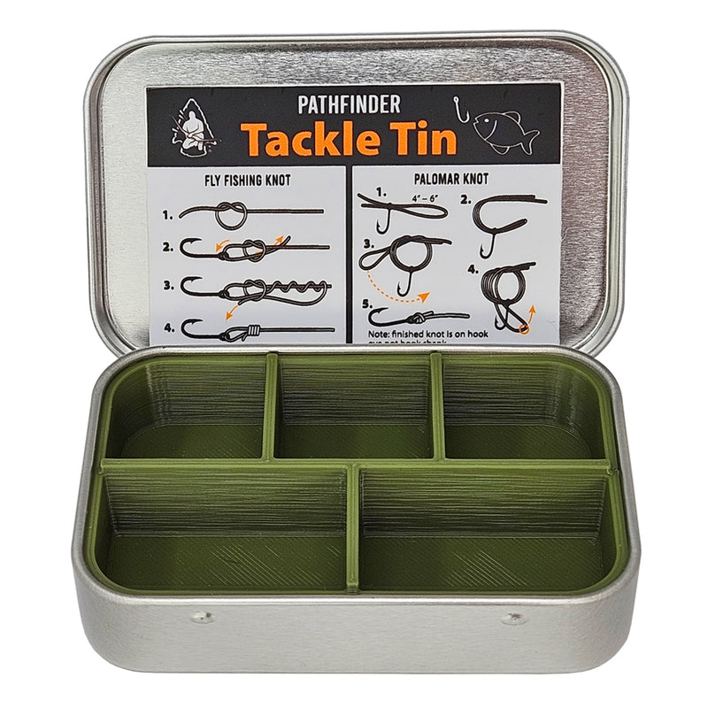 Load image into Gallery viewer, Hand-line Fishing Reel &amp; Tackle Tin
