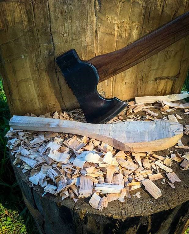 Wood-Craft Camp Carver, 16 in. Curved Handle
