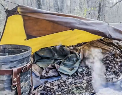 Pathfinder Shelter Half Oilskin Tarp by Tentsmiths