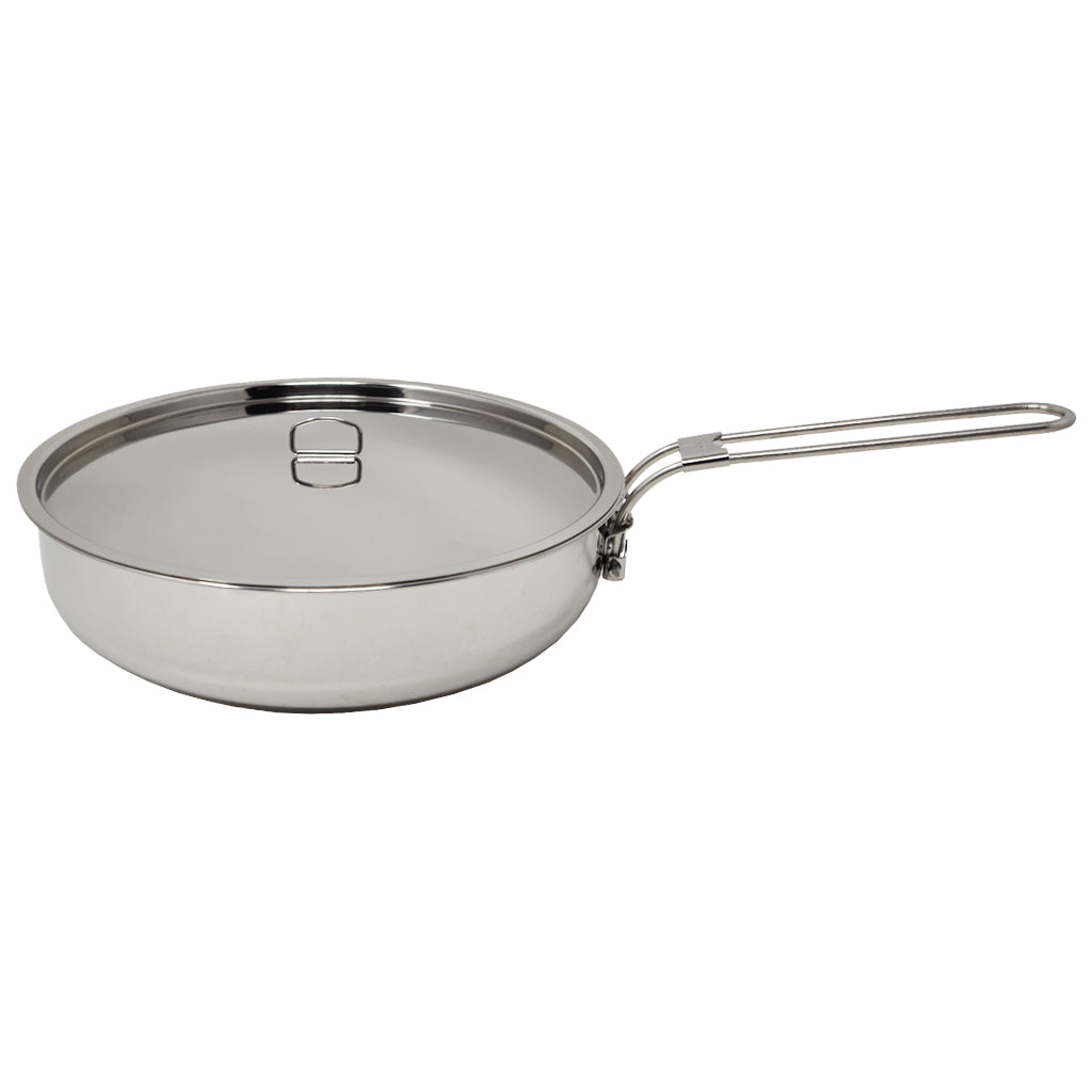10 Inch Non Stick Frying Pans, Saute Pan With Lid Stainless Steel