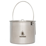 Stainless Steel 120oz. Bush Pot And Lid