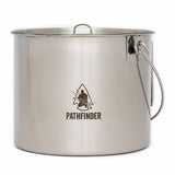 Stainless Steel 120oz. Bush Pot And Lid