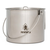 Stainless Steel 120oz. Bush Pot And Lid