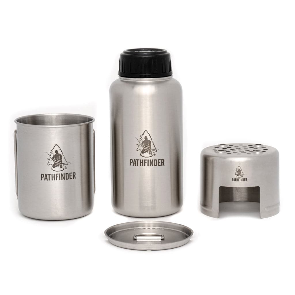 TBS Stainless Steel Water Bottle and Billy Can Cup