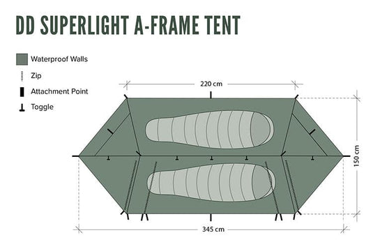 DD SuperLight - A-Frame Tent (136419606529)