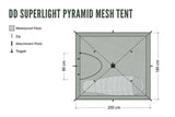 DD SuperLight - Pyramid - Mesh Tent (509796515889)