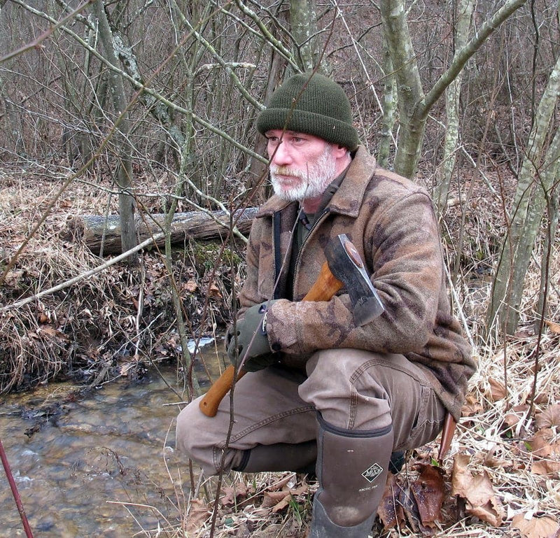 Load image into Gallery viewer, image of man in the wild wearing a 100% Wool Watch Cap (7717010817)
