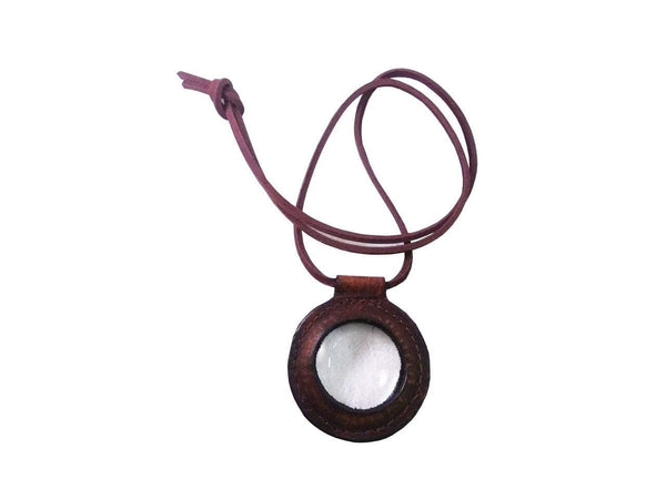 Magnifying Lens with Leather Holder (7718317697)