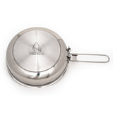 8" Stainless Steel Skillet and Lid