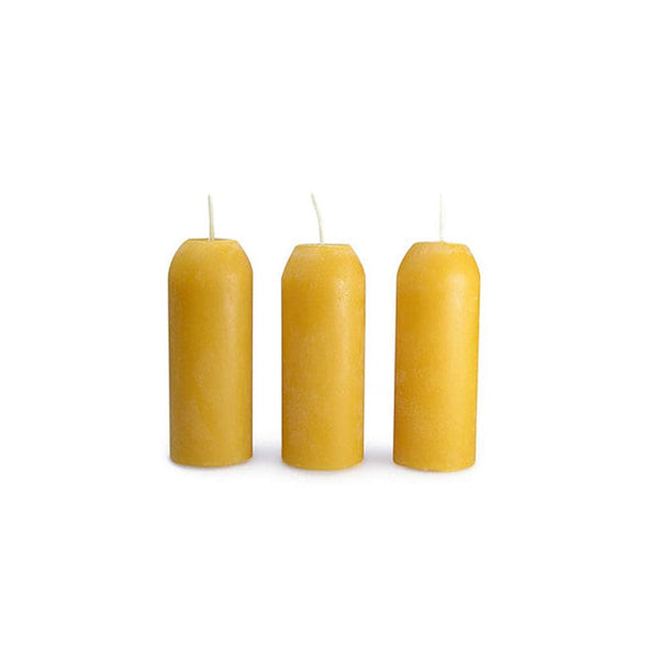100% Natural Beeswax Candles - 3 Pack (7717344129)
