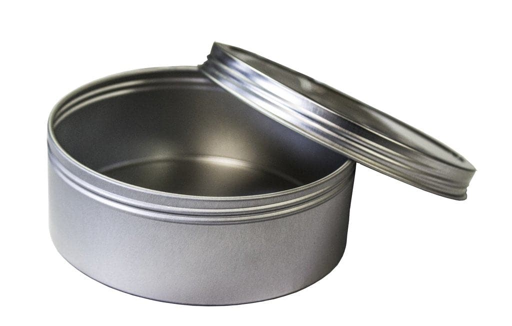 Round Aluminium Seamless Tin Containers