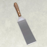 Stainless Steel Griddle Spatula with Riveted Hardwood Handle